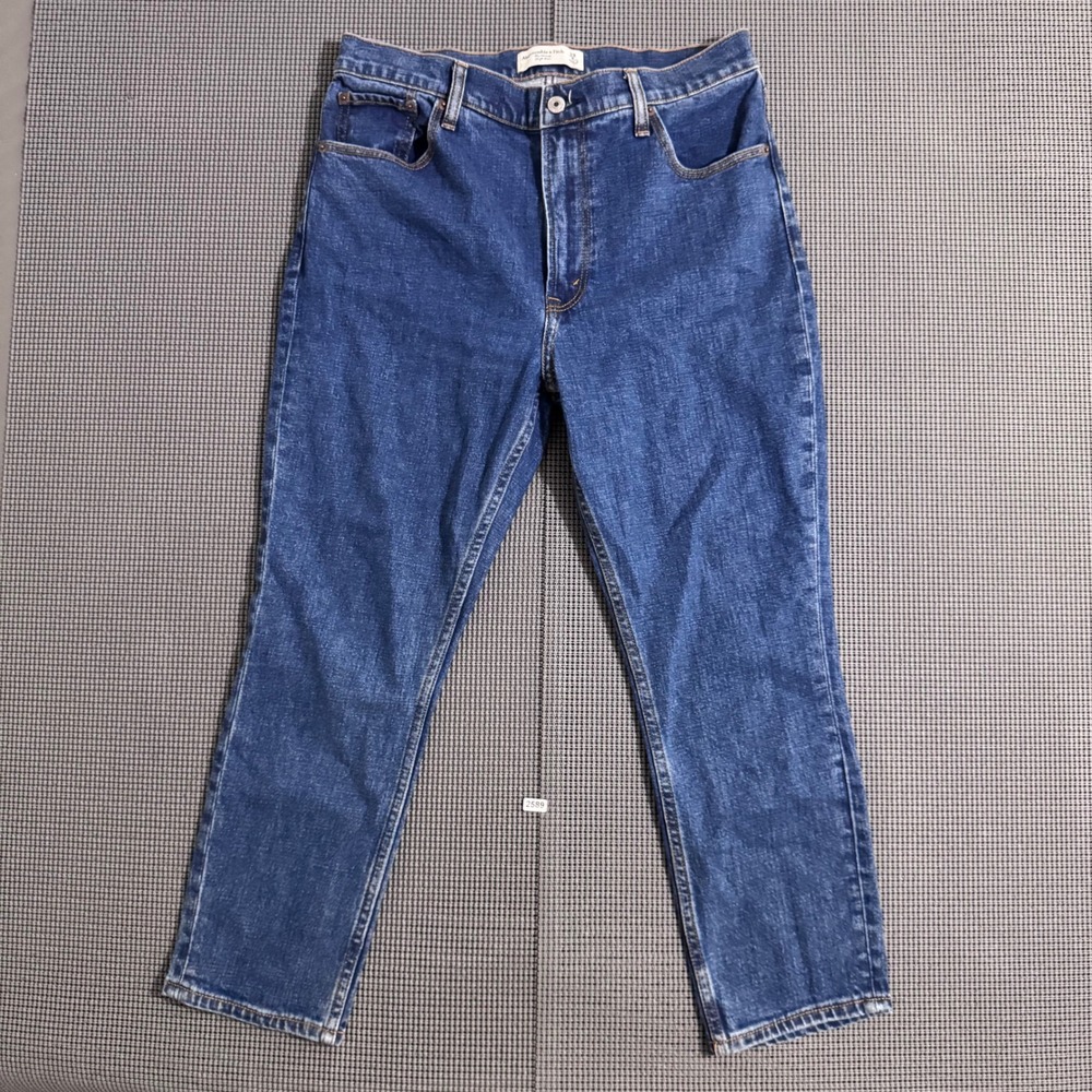 Abercrombie & Fitch The Skinny High Rise Jeans Blue Size 29 8XS